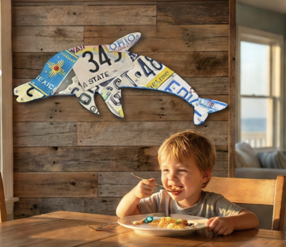 Kid eating breakfast